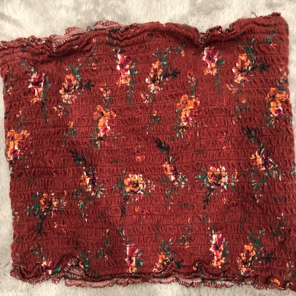 polly & ethser tube top floral s/m